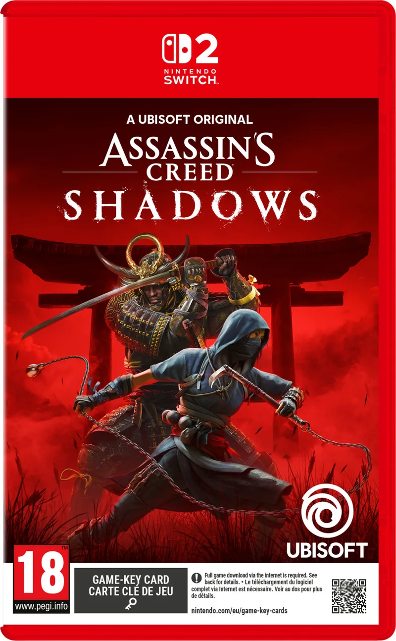 Assassin's Creed Shadows de Ubisoft, Nintendo Switch 2 – jaquette