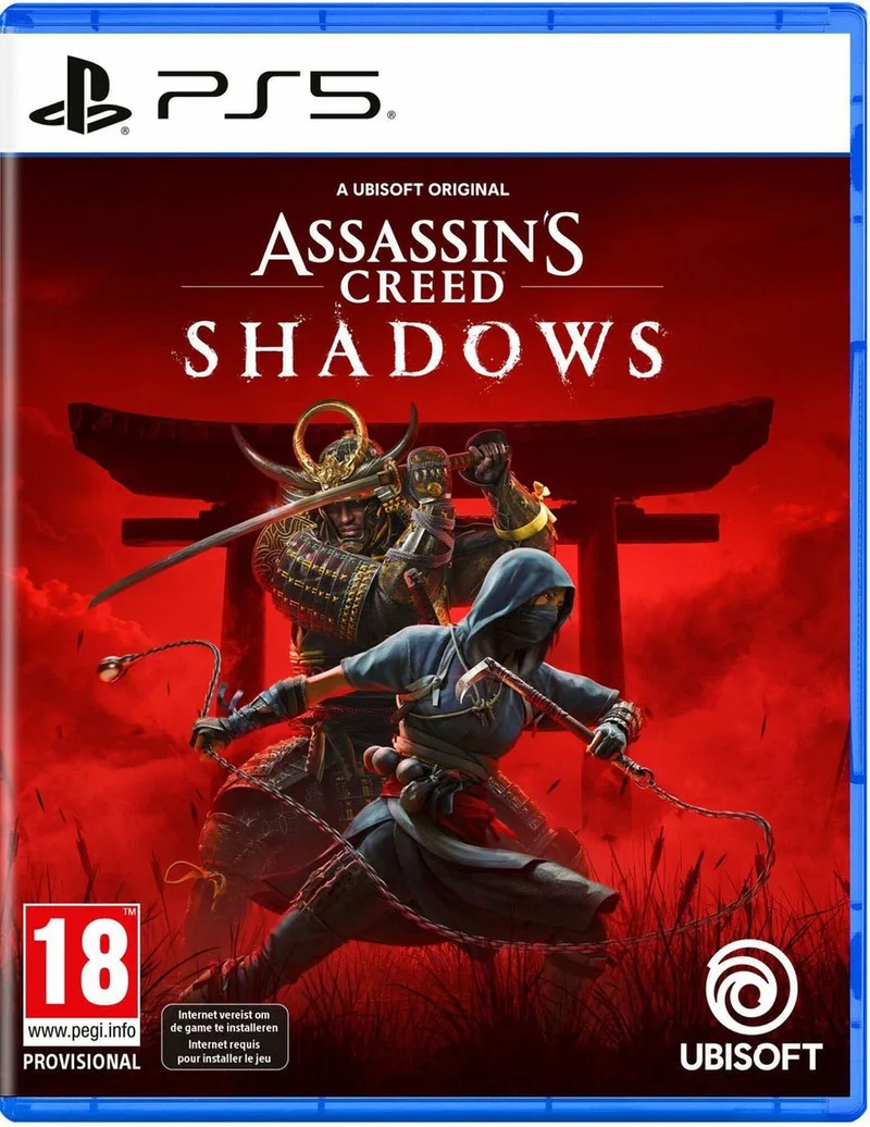 Assassin's Creed Shadows de Ubisoft, PS5 – jaquette
