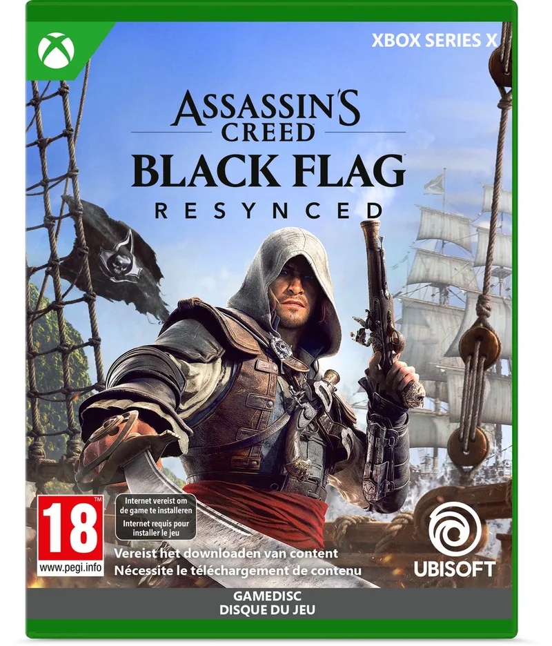 Assassins Creed Black Flag Resynced van Ubisoft, Xbox Series X | S – cover