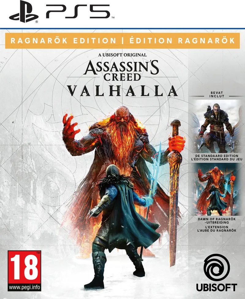 Assassin’s Creed Valhalla - Ragnarök Edition by Ubisoft, PS5 – cover