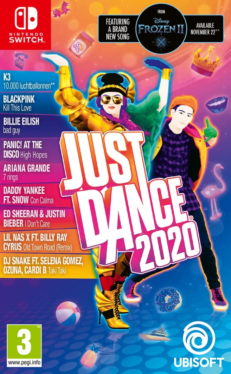 Just Dance 2020 by Ubisoft, Nintendo Switch – cover