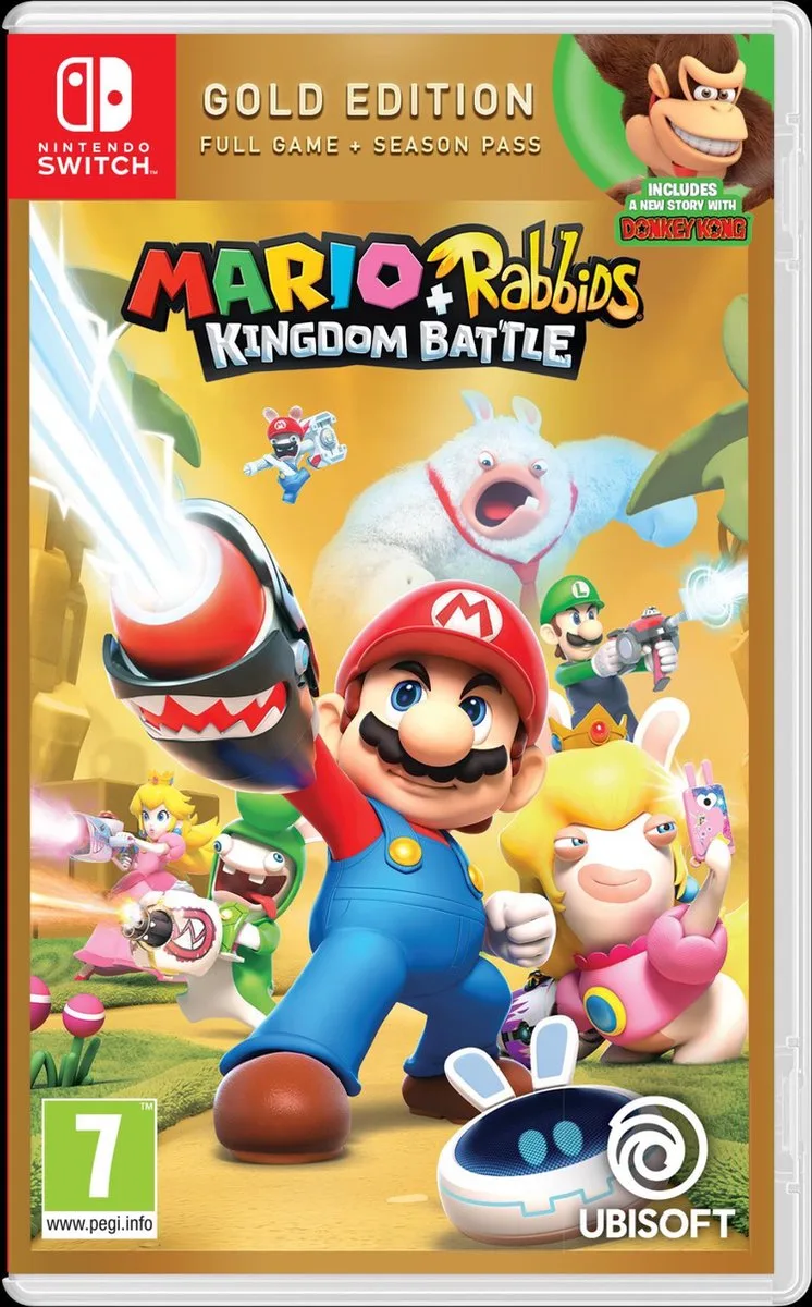 Mario + Rabbids Kingdom Battle - Gold Edition by Ubisoft, Nintendo Switch – cover