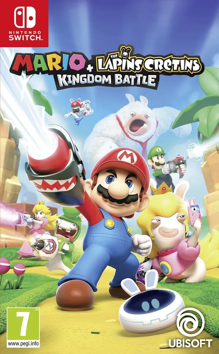 Mario + Rabbids Kingdom Battle de Ubisoft, Nintendo Switch – jaquette