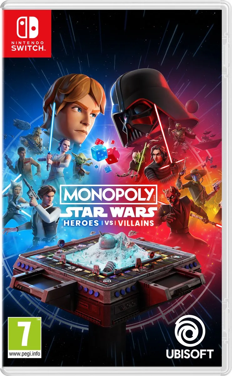 Monopoly: Star Wars Heroes vs Villains de Ubisoft, Nintendo Switch – jaquette