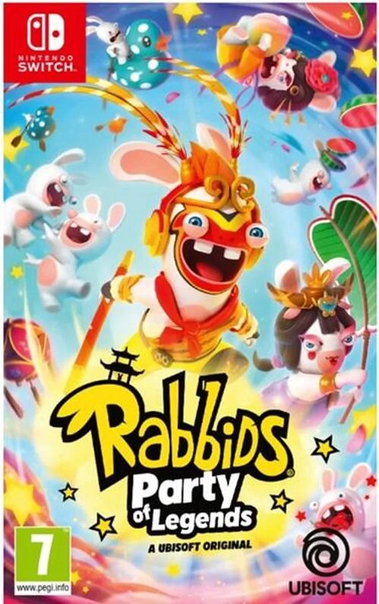 Rabbids Party of Legends de Ubisoft, Nintendo Switch – jaquette