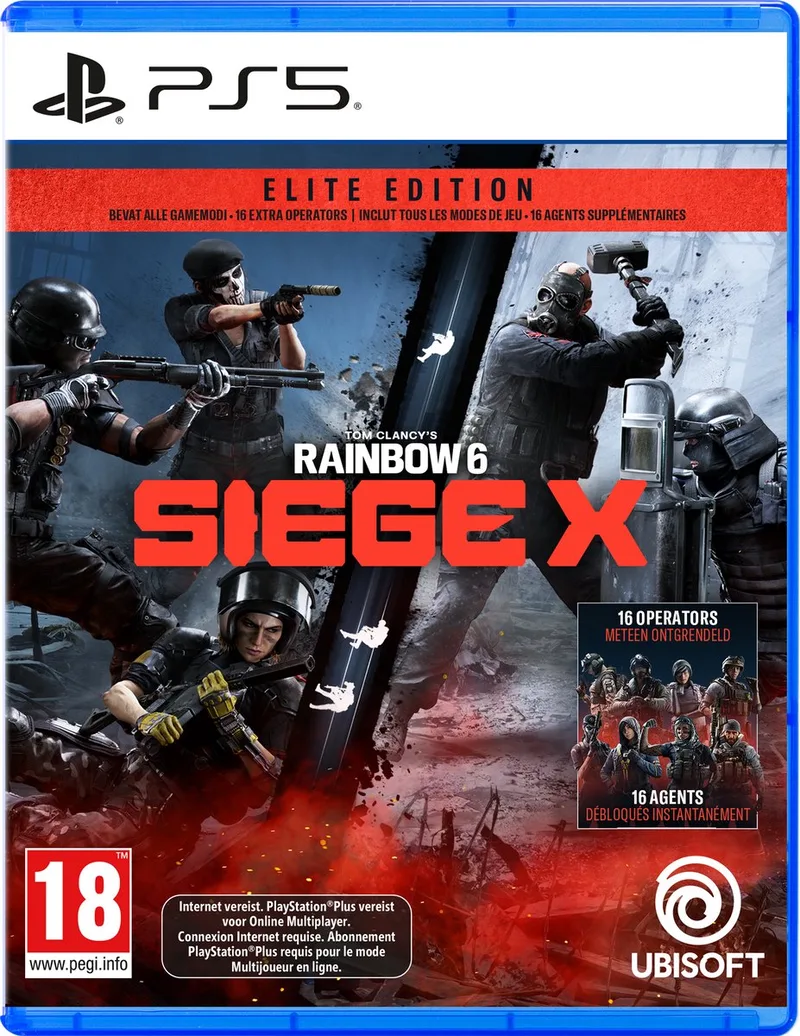 Rainbow Six Siege X - Elite Edition by Ubisoft, PS5 – cover