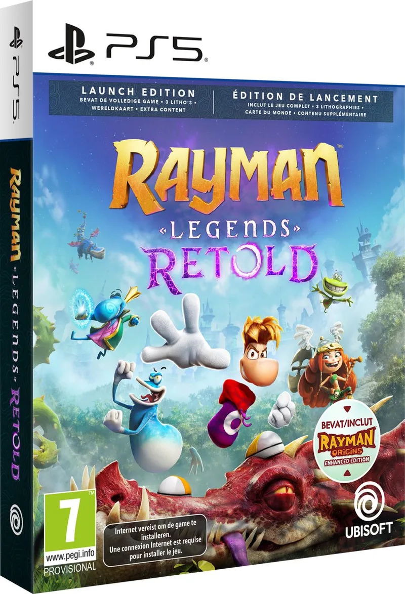 Rayman Legends: Retold - Launch Edition de Ubisoft, PS5 – jaquette