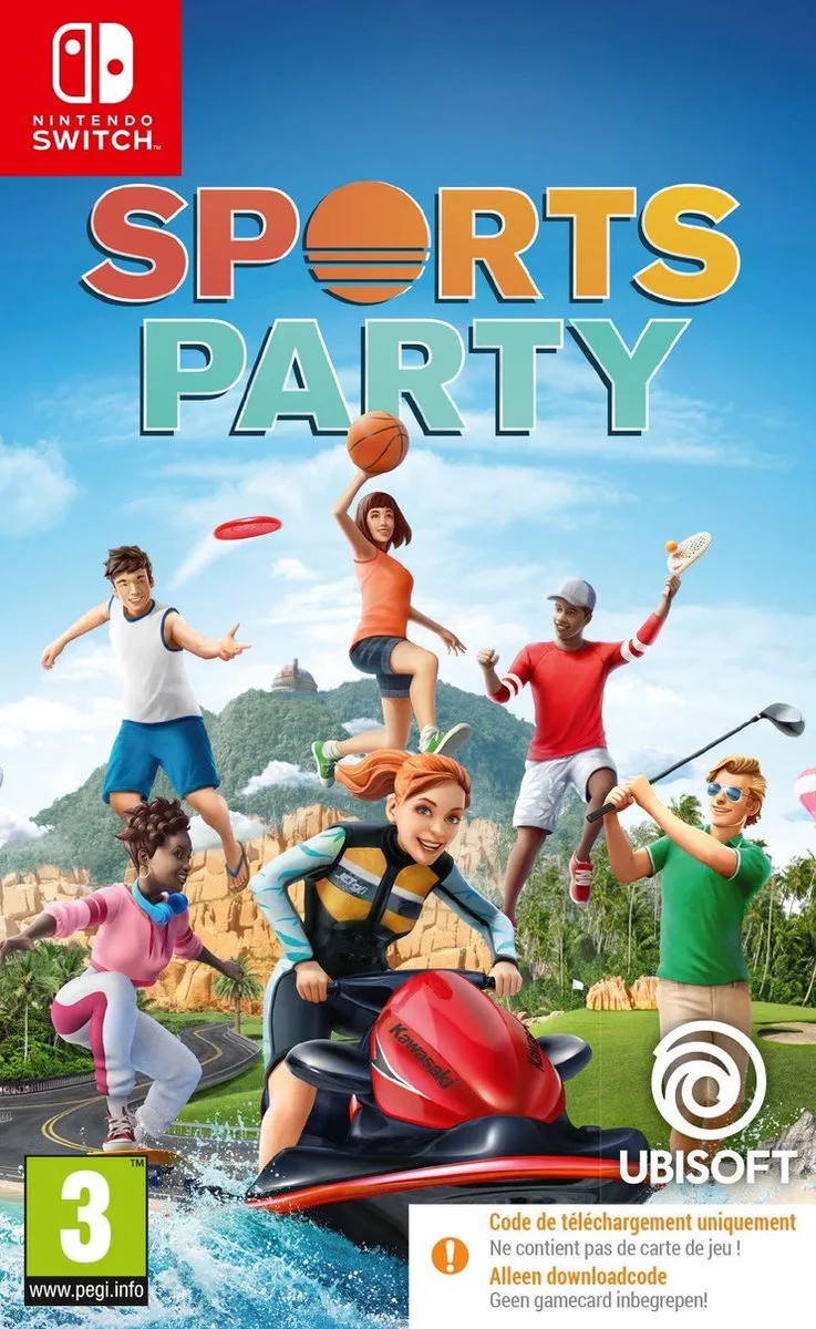 Sports Party, Nintendo Switch, Multiplayer modus, E (Iedereen), Download van Ubisoft, Nintendo Switch – cover