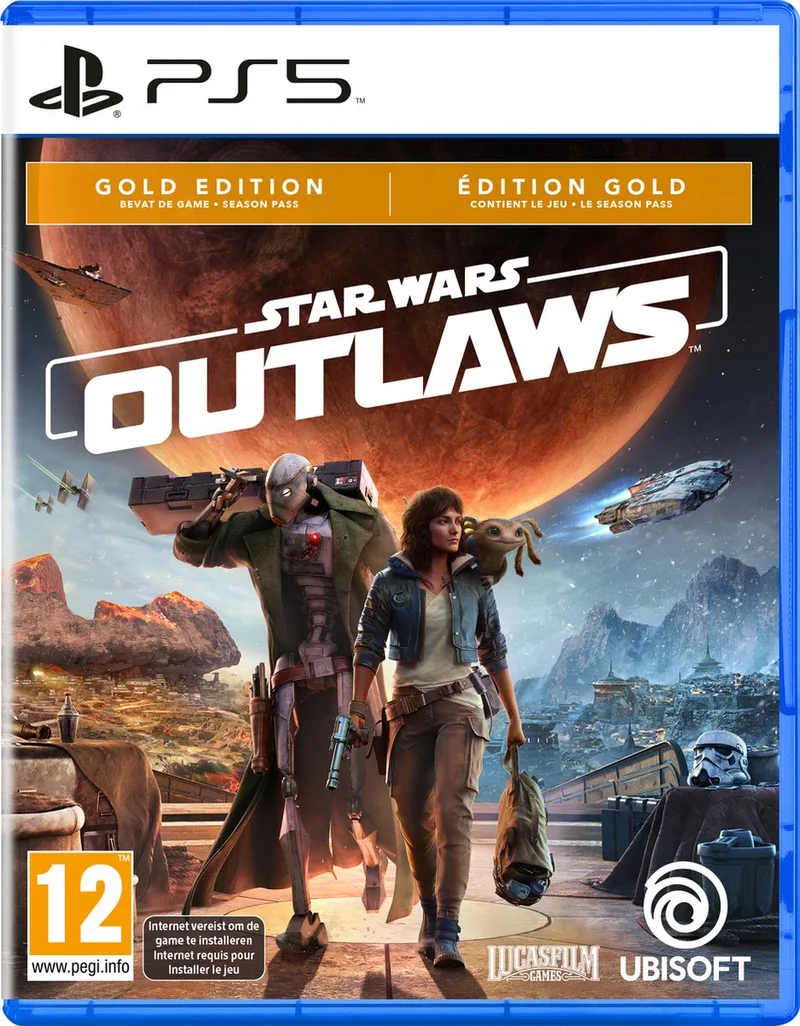 Star Wars Outlaws - Gold Edition van Ubisoft, PS5 – cover