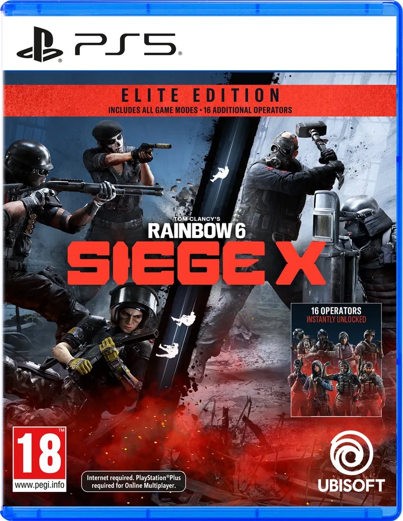 Tom Clancy’s Rainbow Six Siege X - Elite Edition by Ubisoft, PS5 – cover