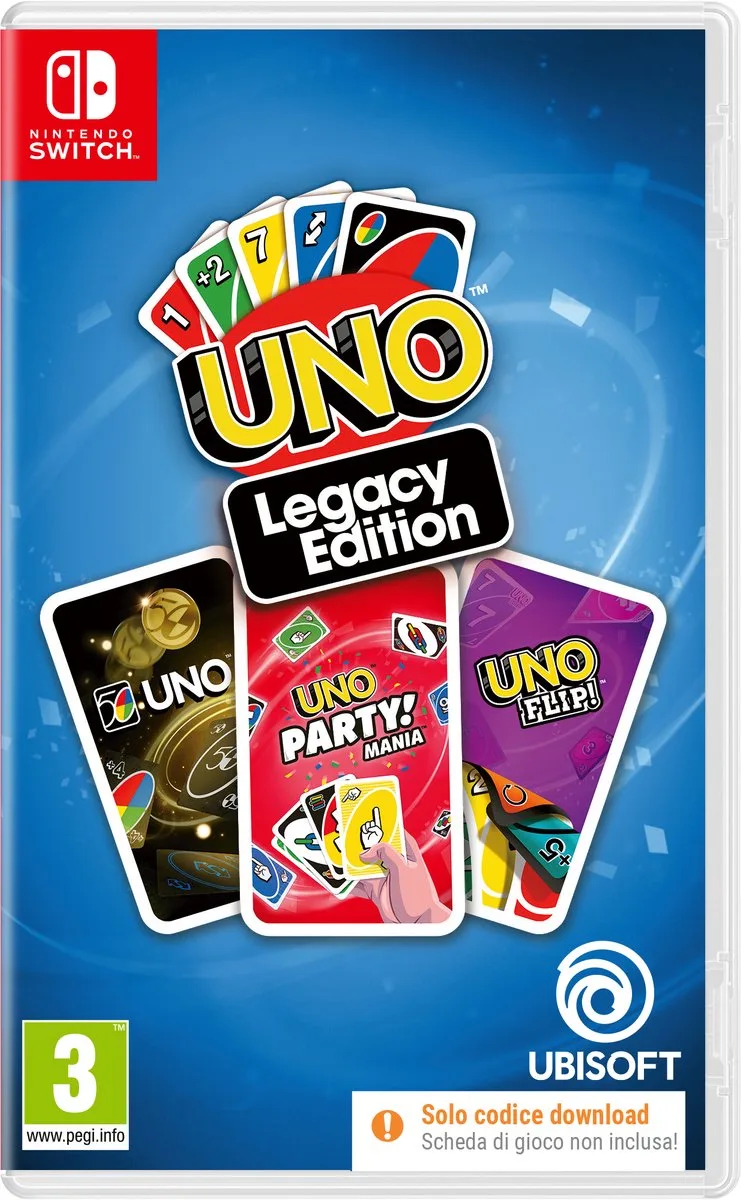 UNO Legacy Edition Italiaans van Ubisoft, Nintendo Switch – cover