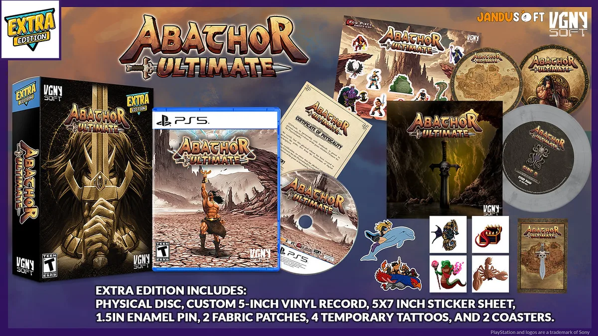 Abathor Ultimate Extra Edition by VGNY Soft, PS5 – cover