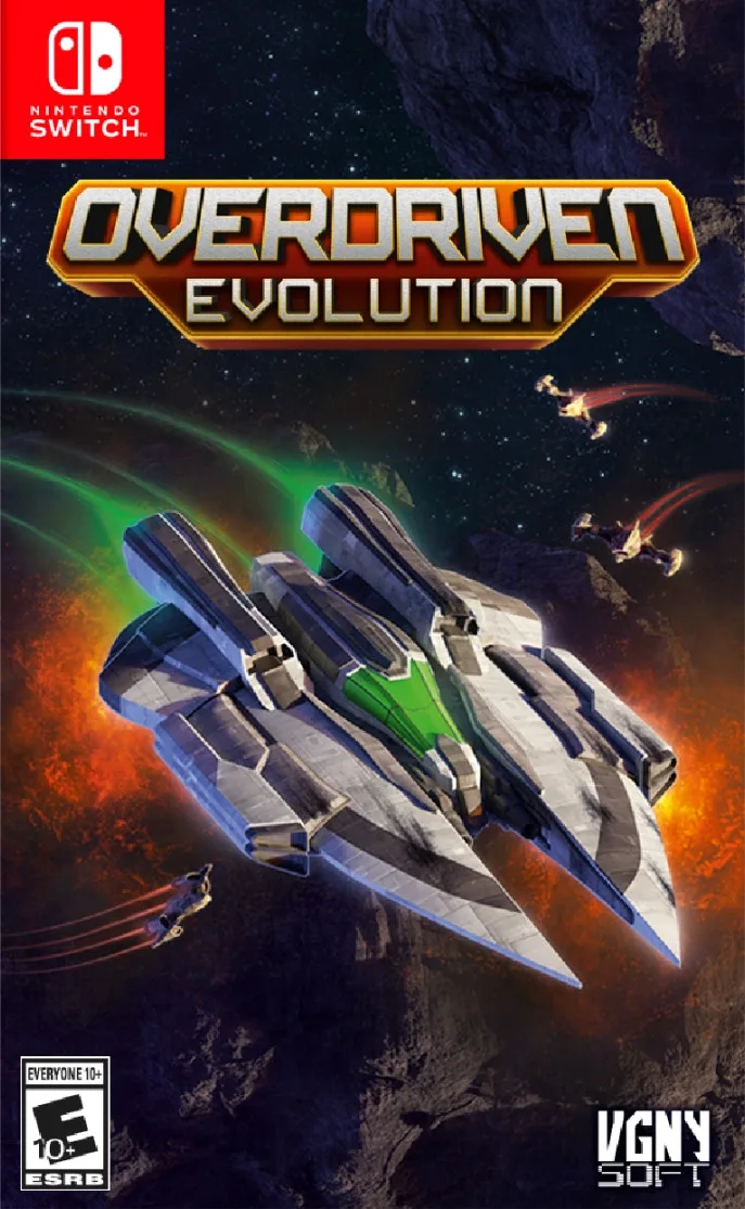 Overdriven Evolution de VGNY Soft, Nintendo Switch – jaquette