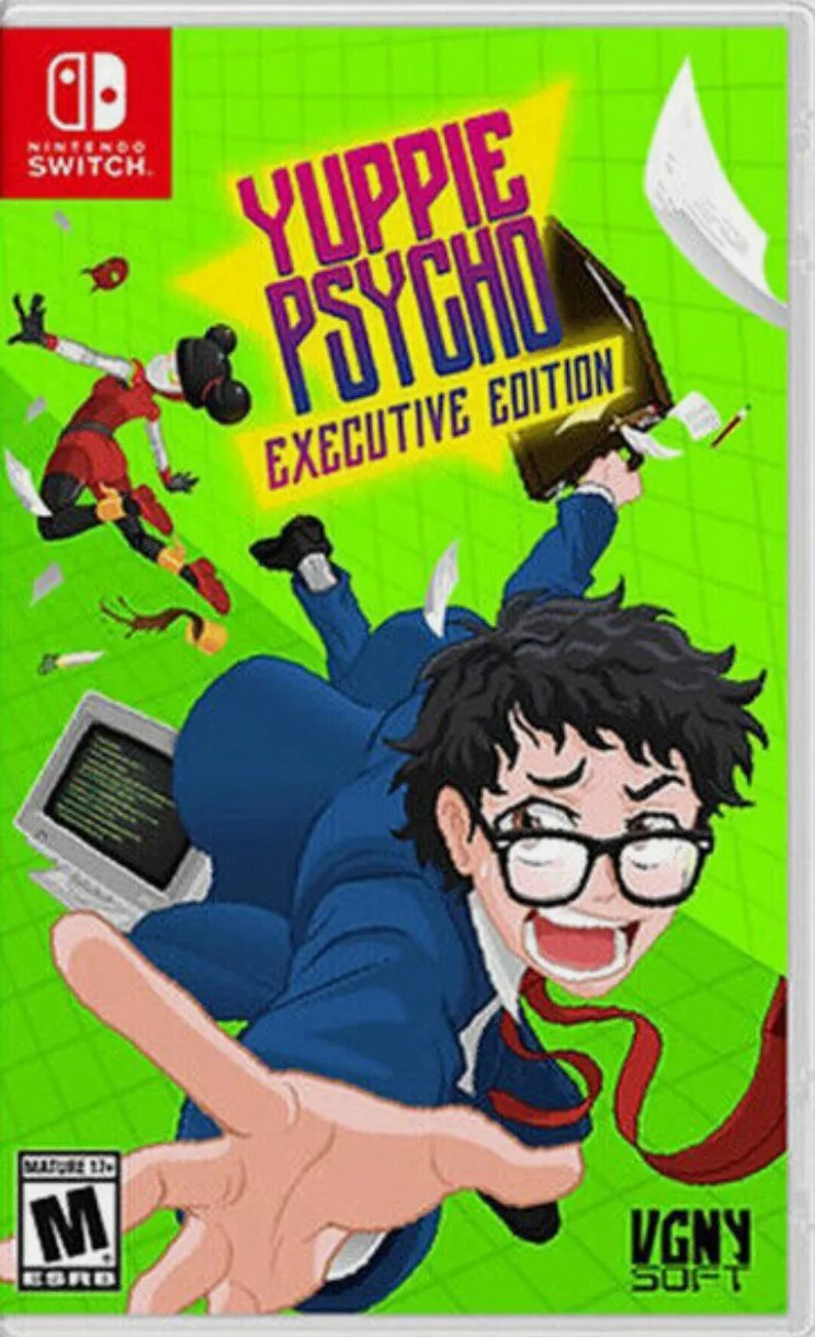 Yuppie Psycho: Executive Edition van VGNY Soft, Nintendo Switch – cover