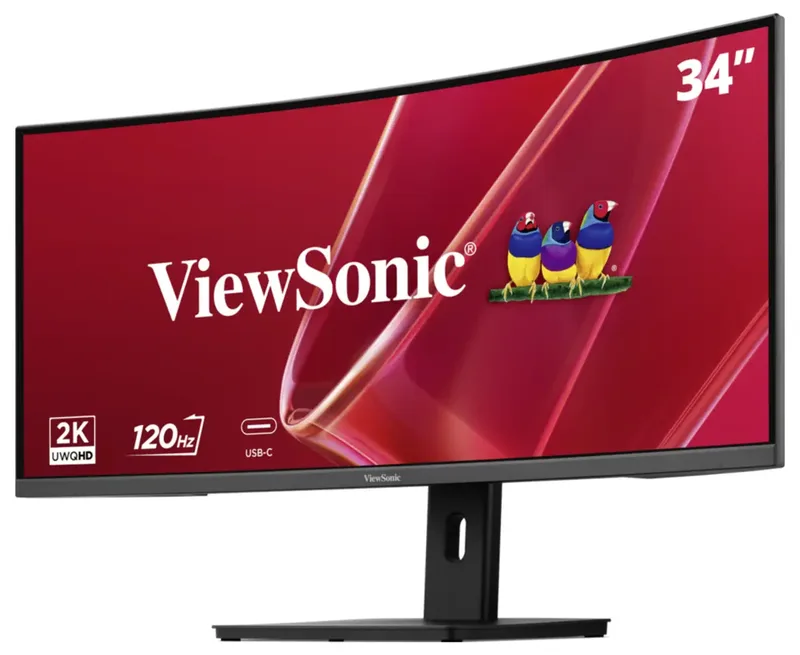 VA VA3420C-2 computer monitor 86,4 cm (34") 3440 x 1440 Pixels UltraWide Quad HD LED från ViewSonic, Svart – omslag 2 av 2