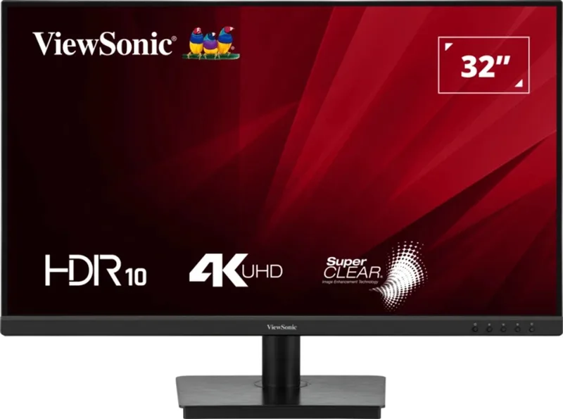 VA3208-4K-HD Serie - LCD Monitor - 31.5 inch - 4K UHD - VA Paneel van ViewSonic, Zwart – cover