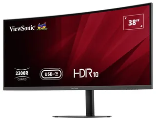 VA3820C computer monitor 96,5 cm (38") 3840 x 1600 Pixels Wide Quad HD+ LED Zwart från ViewSonic – omslag 2 av 2