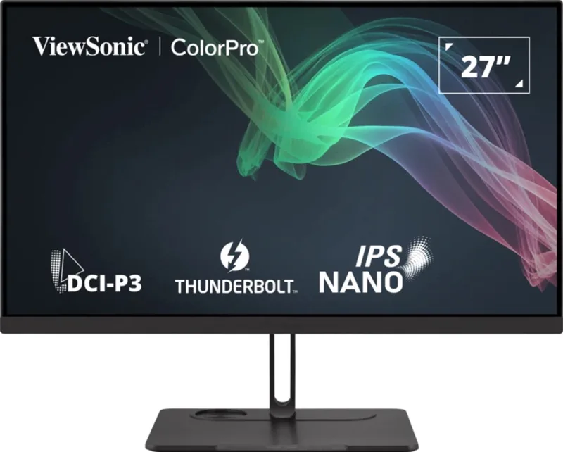 VP Series VP2776T-4K computer monitor 68,6 cm (27") 3840 x 2160 Pixels 4K Ultra HD LED van ViewSonic, Zwart – cover