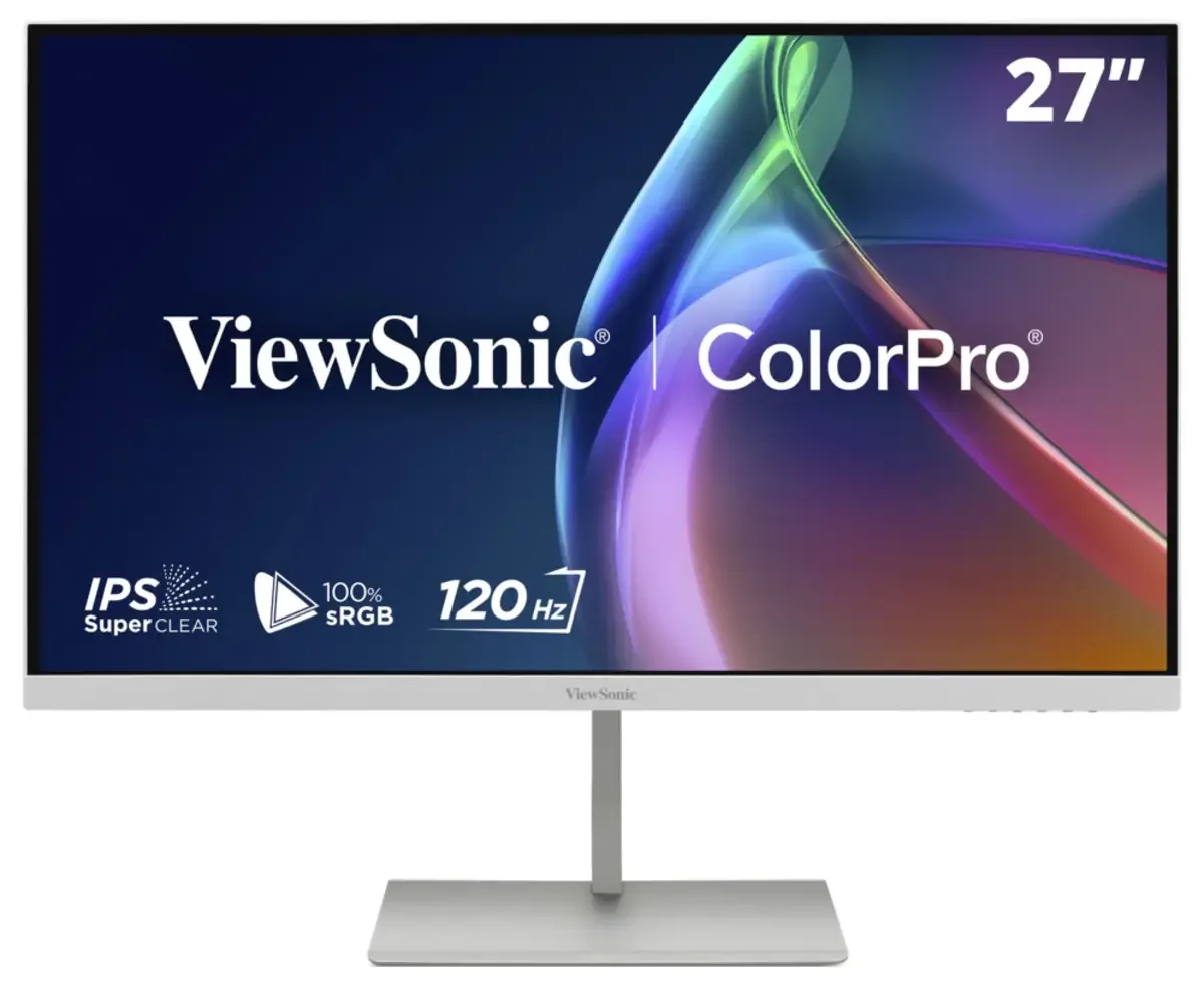 VP2766-2K-W LED-monitor Energielabel C (A - G) 68.6 cm (27 inch) 2560 x 1440 Pixel 16:9 5 ms HDMI, USB-A 3.2 Gen 1, USB-C 3.2 Gen 1, Audio, stereo fra ViewSonic, Hvid – cover