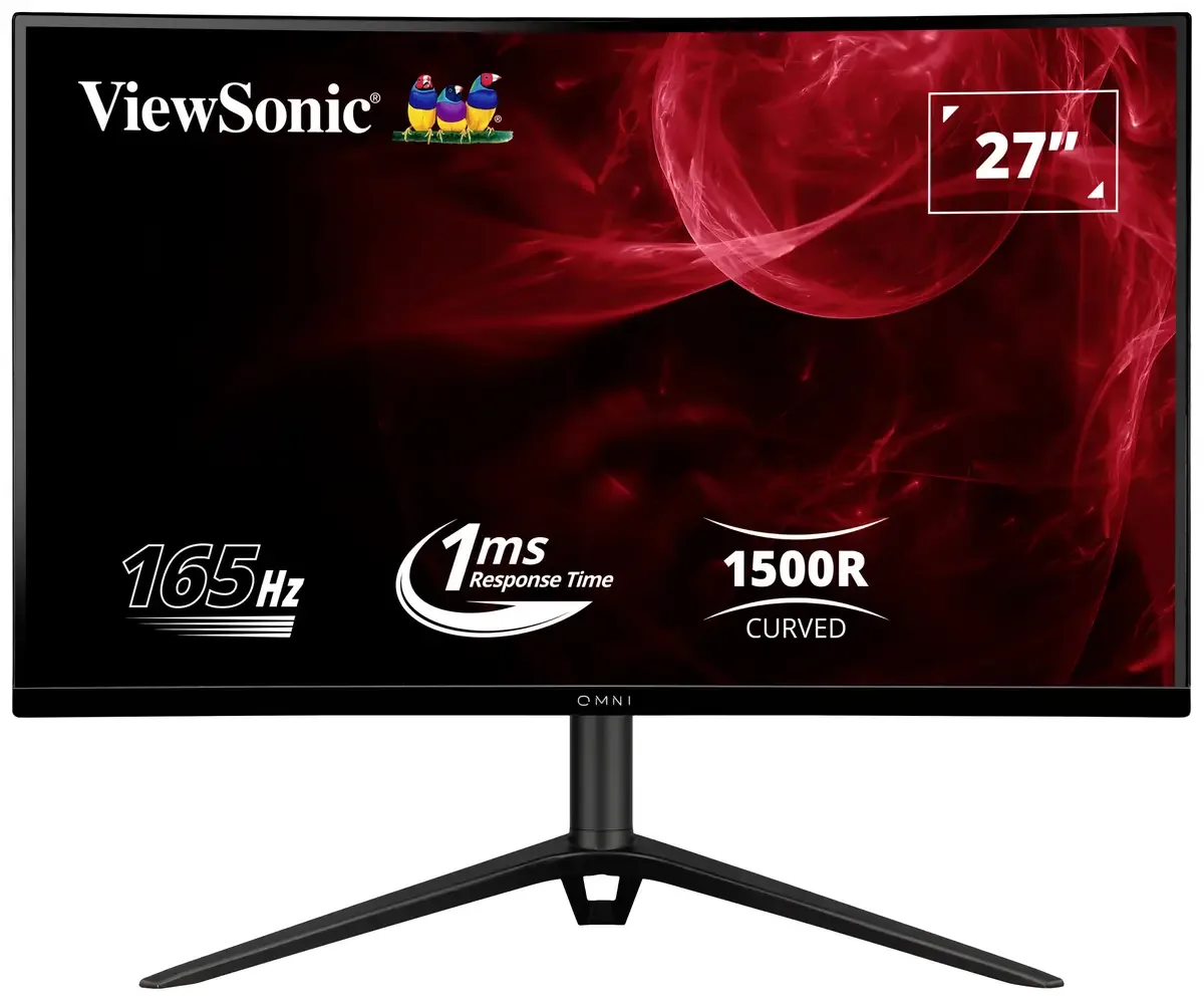 VX2718-PC-MHDJ LED-monitor Energielabel F (A - G) 68.6 cm (27 inch) 1920 x 1080 Pixel 16:9 1 ms HDMI, DisplayPort, Audio, stereo (3.5 mm jackplug) fra ViewSonic, Sort – cover