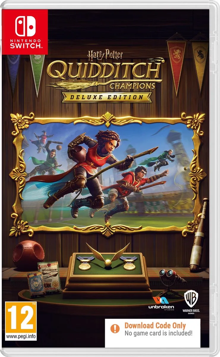 Harry Potter: Quidditch Champions - Deluxe Edition - Nintendo Switch (Code In Box) van Warner Bros. Games, Nintendo Switch – cover