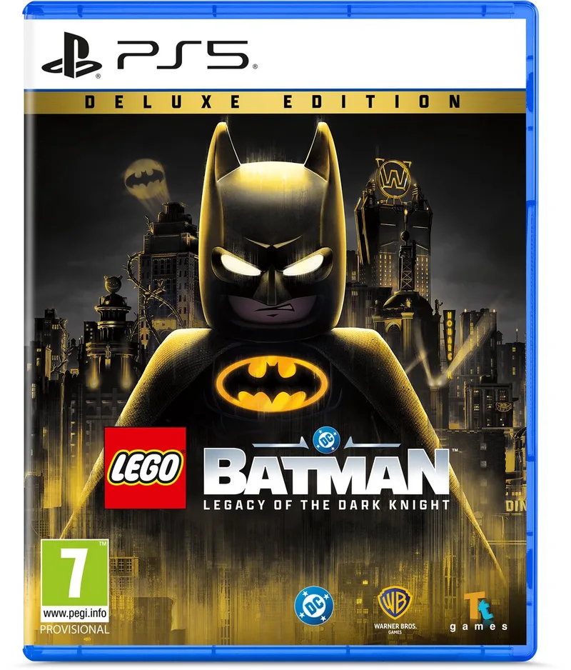 LEGO Batman: Legacy of the Dark Knight - Deluxe Edition de Warner Bros. Games, PS5 – jaquette