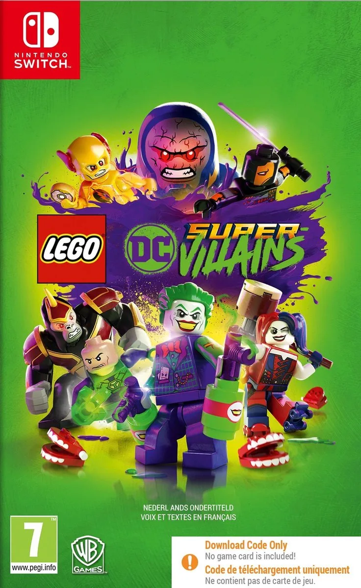 LEGO DC Super-Villains - Nintendo Switch (code in box) van Warner Bros. Games, Nintendo Switch – cover