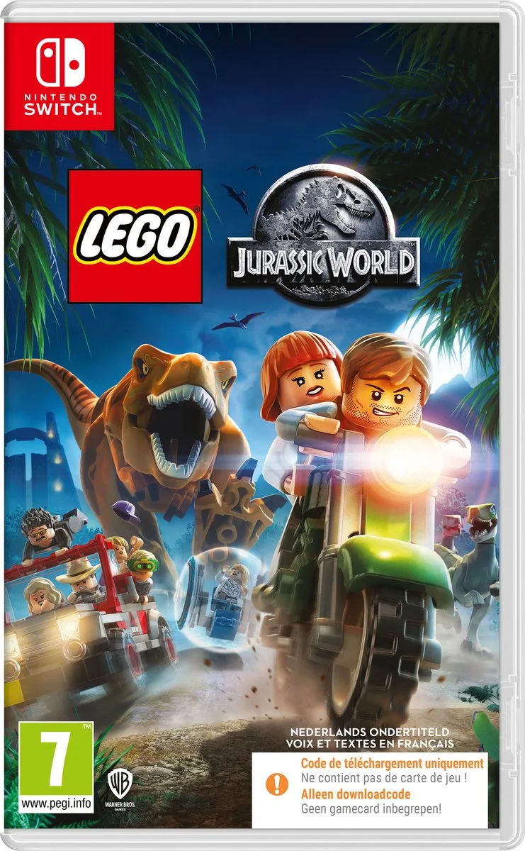 LEGO Jurassic World - Nintendo Switch (code in box) från Warner Bros. Games, Nintendo Switch – omslag