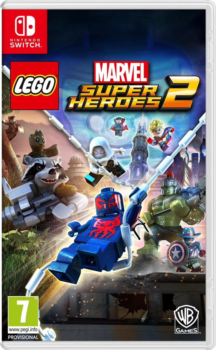 LEGO Marvel Super Heroes 2 de Warner Bros. Games, Nintendo Switch – jaquette