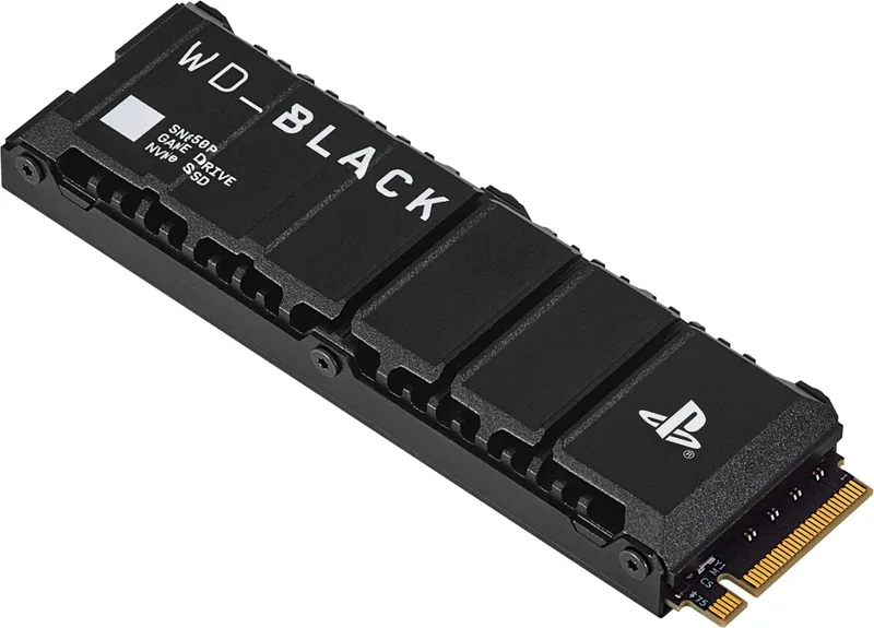 Black SN850P - Interne SSD met Heatsink - NVMe M.2 - PCIe 4.0 - Geschikt voor Playstation 5 van Western Digital, 1 TB – cover