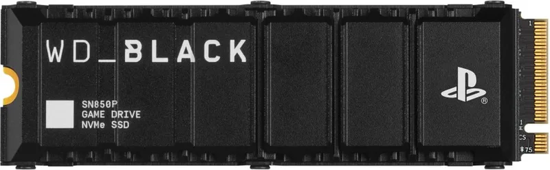 Black SN850P - Interne SSD met Heatsink - NVMe M.2 - PCIe 4.0 - Geschikt voor Playstation 5 van Western Digital, 8 TB – cover