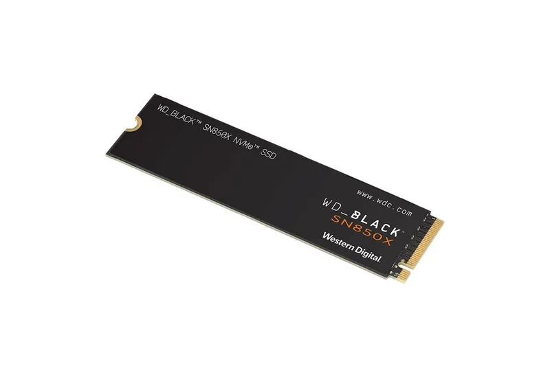Black SN850X NVMe SSD Fesstplatte Speicher interne Gaming-SSD M.2" 7300 MB/S Lesegeschwindigkeit, 6600 MB/S Schreibgeschwindigkeit van Western Digital, Zwart, 1 TB – cover