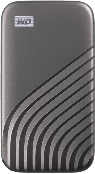 My Passport SSD - Externe SSD - Space Grey de Western Digital, Gris, 2 TB – jaquette 1 sur 2