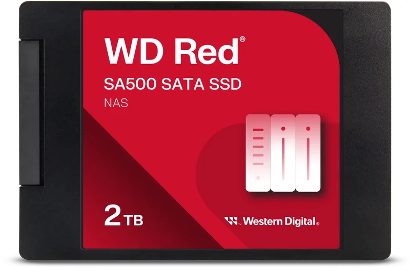 Red SA500 - Interne SSD - 2TB - 2.5 inch - SATA III - NAS Geoptimaliseerd van Western Digital – cover
