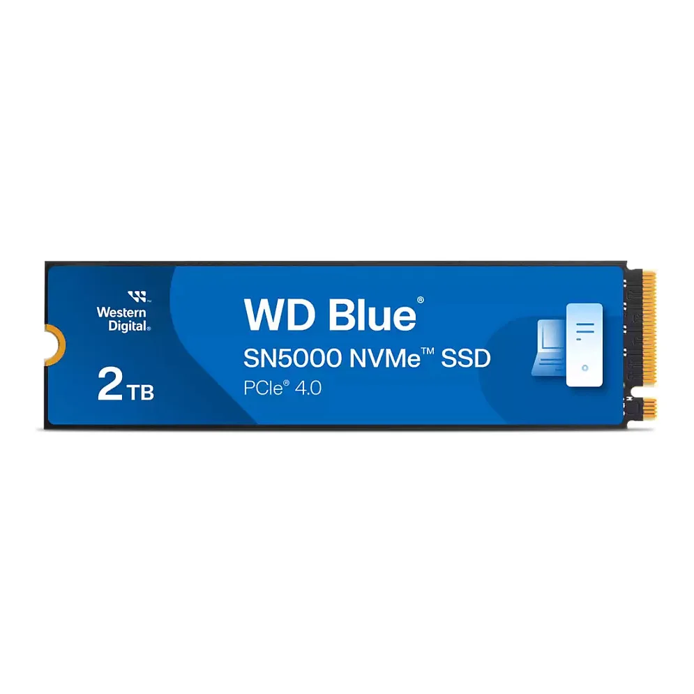 SSD WD Blue M.2 2280 2TB NVMe SN5000 intern by Western Digital – cover