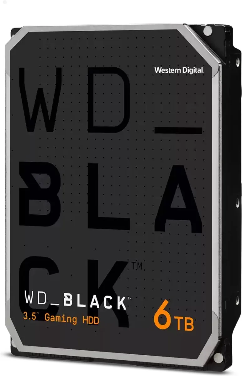 WD_BLACK WD6004FZBX interne harde schijf 7200 RPM 256 MB 3.5" SATA III by Western Digital, 6 TB – cover