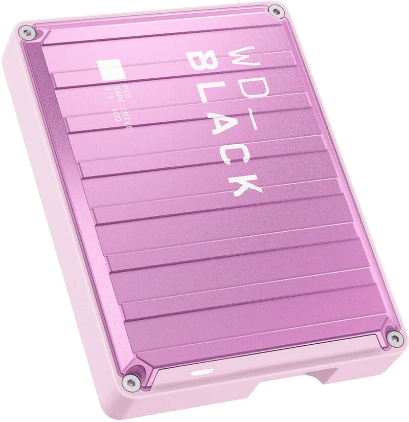 Western Digital WD BLACK P10 Game Drive Pink / HDD de Western Digital, Rose, 4 TB – jaquette