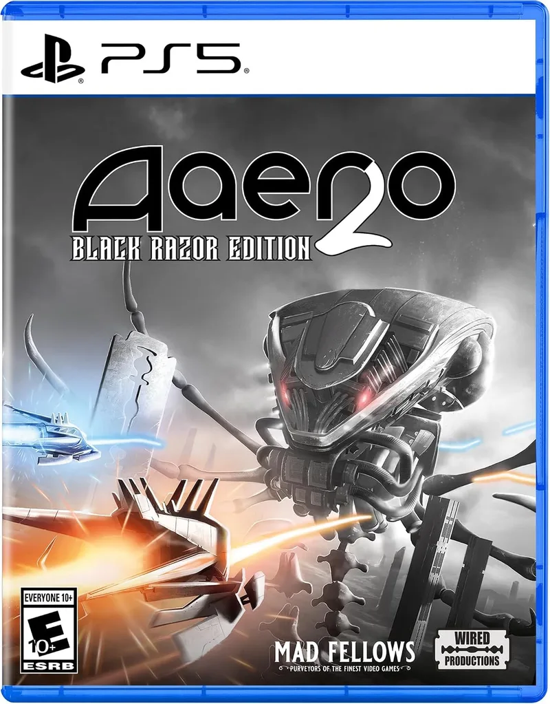 Aaero2: Black Razor Edition van Wired Productions, PS5 – cover
