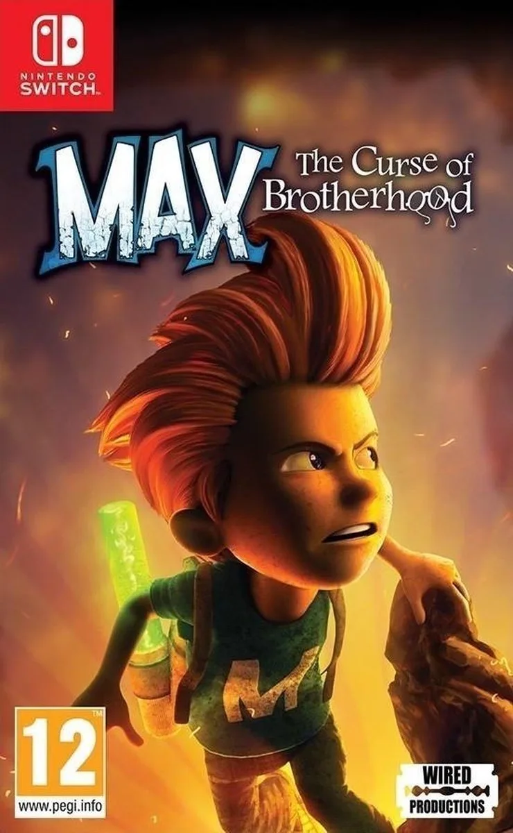 Max: The Curse of Brotherhood by Wired Productions, Nintendo Switch – cover