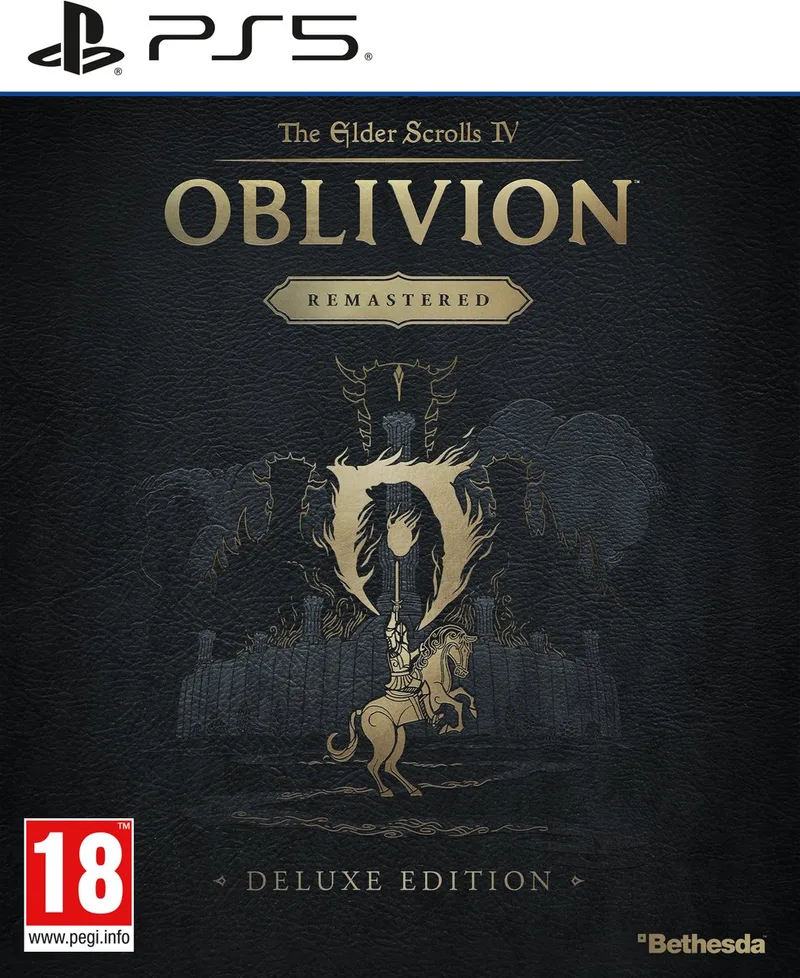 The Elder Scrolls IV - Oblivion Remastered Deluxe Edition van Xbox Game Studios, PS5 – cover