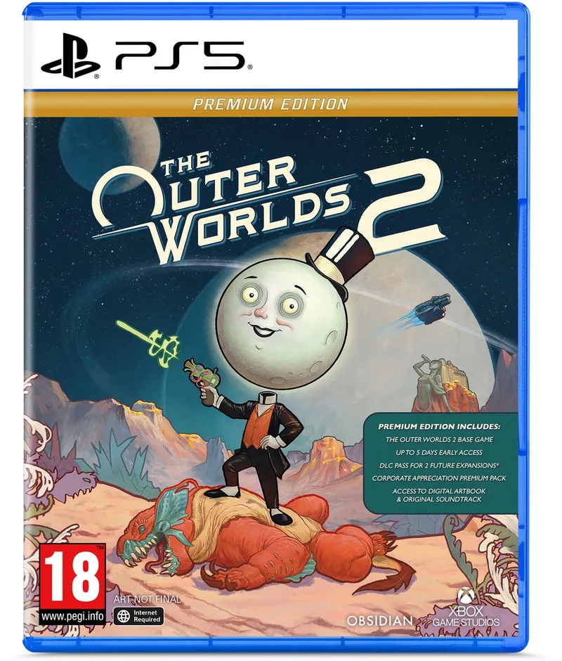The Outer Worlds 2: Premium Edition de Xbox Game Studios, PS5 – jaquette