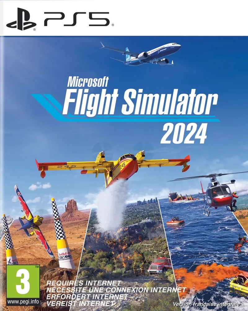 Flight Simulator 2024 de Xbox, PS5 – jaquette