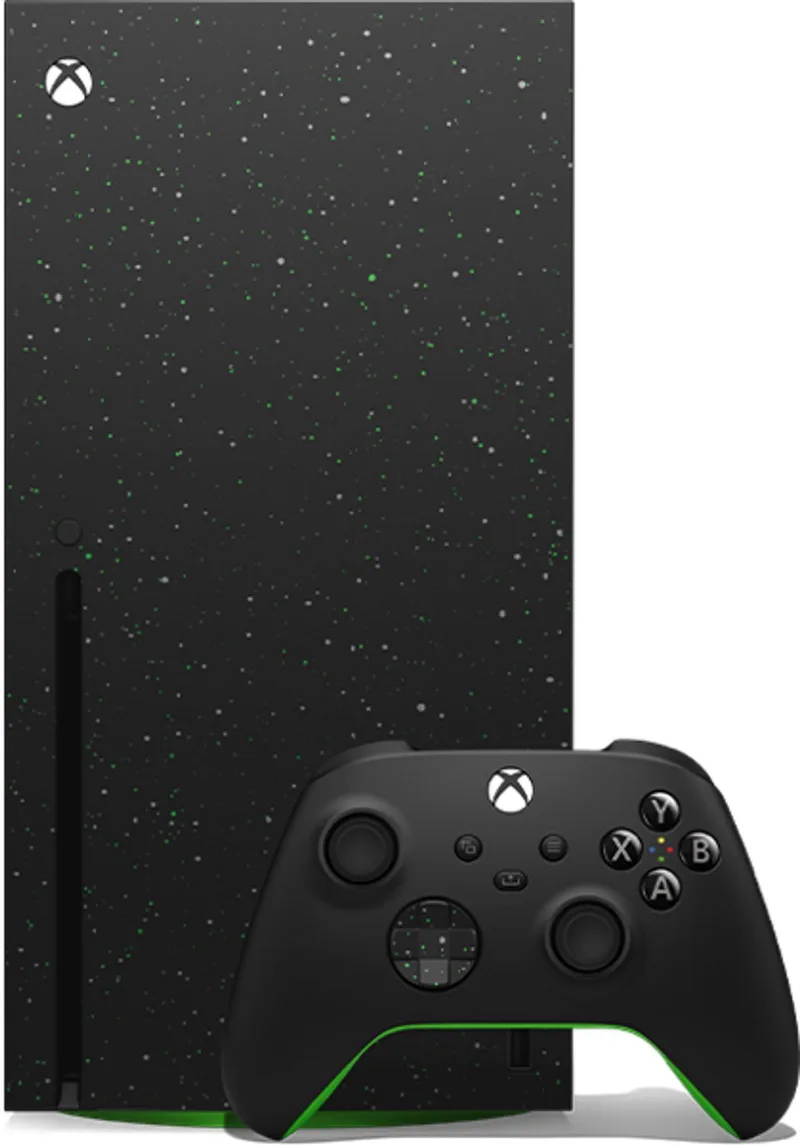 Series X Disk Drive Special Edition Game Console by Xbox, Galaxy Black, 2 TB – cover