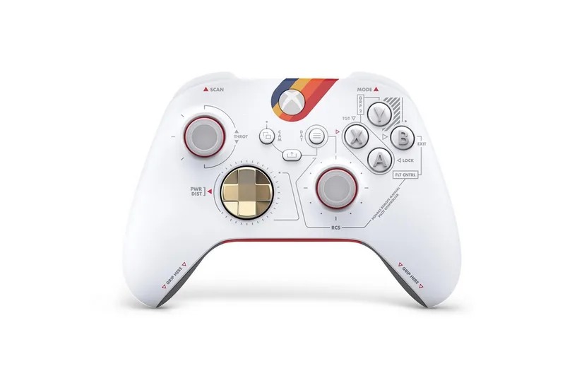 Wireless Controller für Xbox, Windows, iOS & Android Xbox One-Controller (Bluetooth kabellos ür Xbox Series X, S, One, PC, iPhone & Mac) de Xbox, Starfield Limited Edition – jaquette