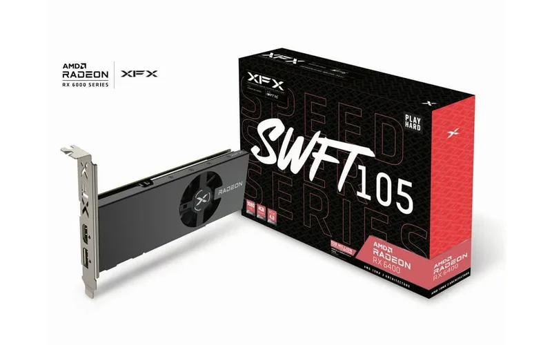 RX Radeon RX 6400 - Videokaart by XFX – cover
