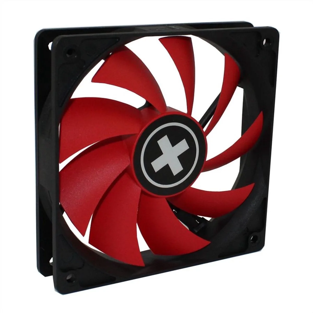 Performance C ventilator (case fan) voor in de PC met hydrolager en PWM - 120 x 120 x 25 mm från Xilence, Svart, Röd – omslag