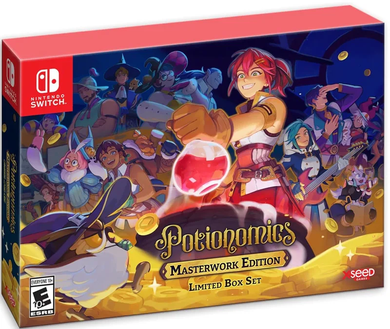 Potionomics Masterwork Edition Limited Box Set de Xseed Games, Nintendo Switch – jaquette