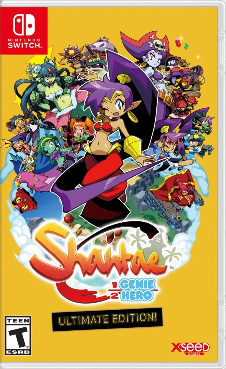 Shantae Half-Genie Hero Ultimate Edition van Xseed Games, Nintendo Switch – cover