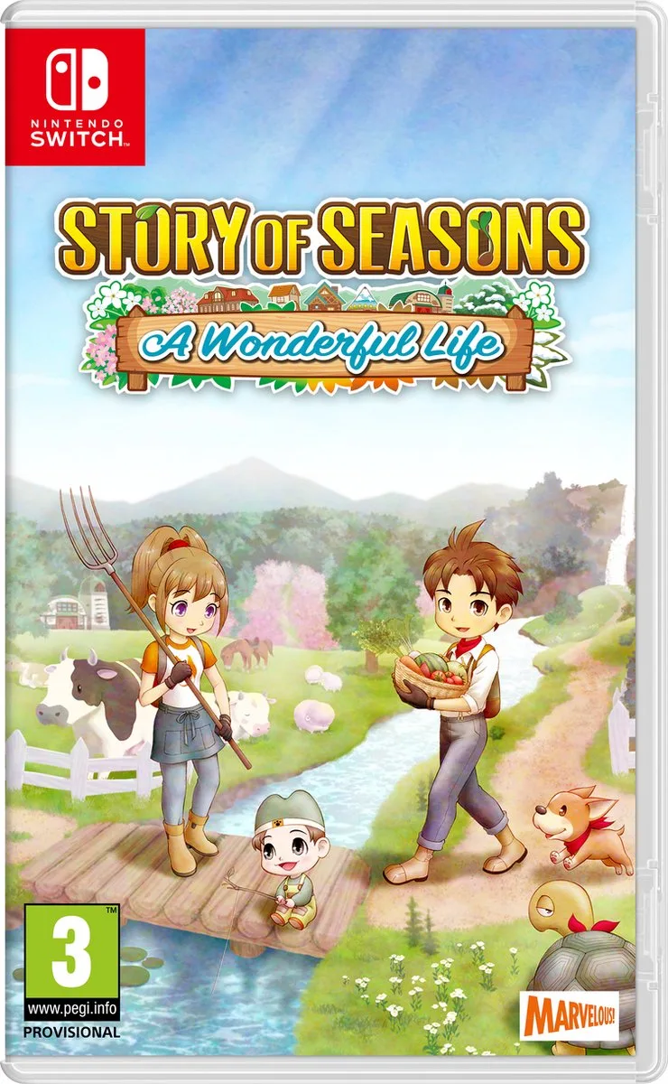 Story of Seasons: A Wonderful Life van Xseed Games, Nintendo Switch – cover
