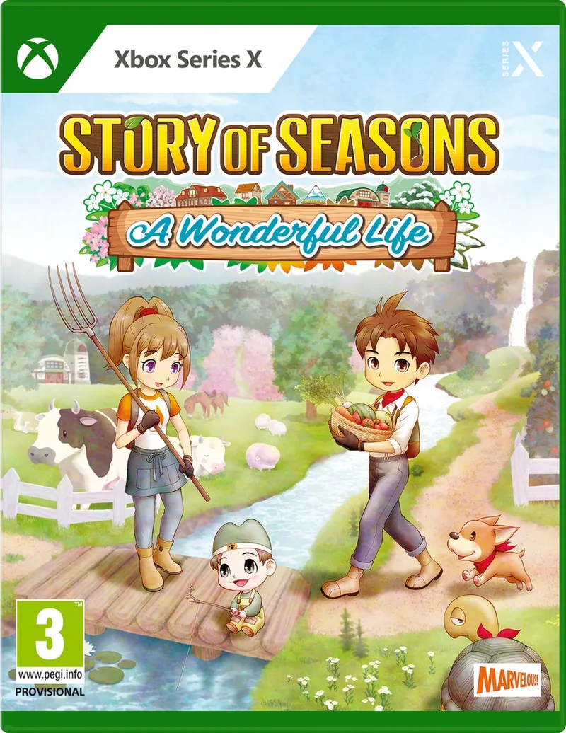 Story of Seasons: A Wonderful Life van Xseed Games, Xbox Series X | S – cover
